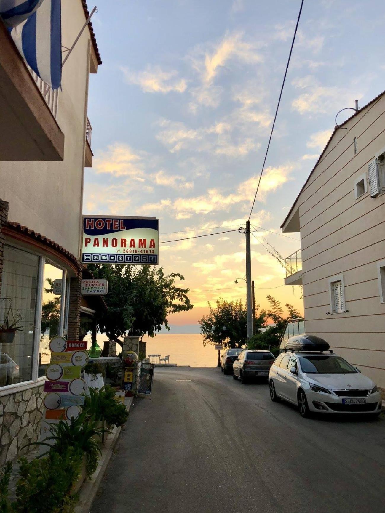 Panorama Hotel - Restaurant Diakopto Ngoại thất bức ảnh